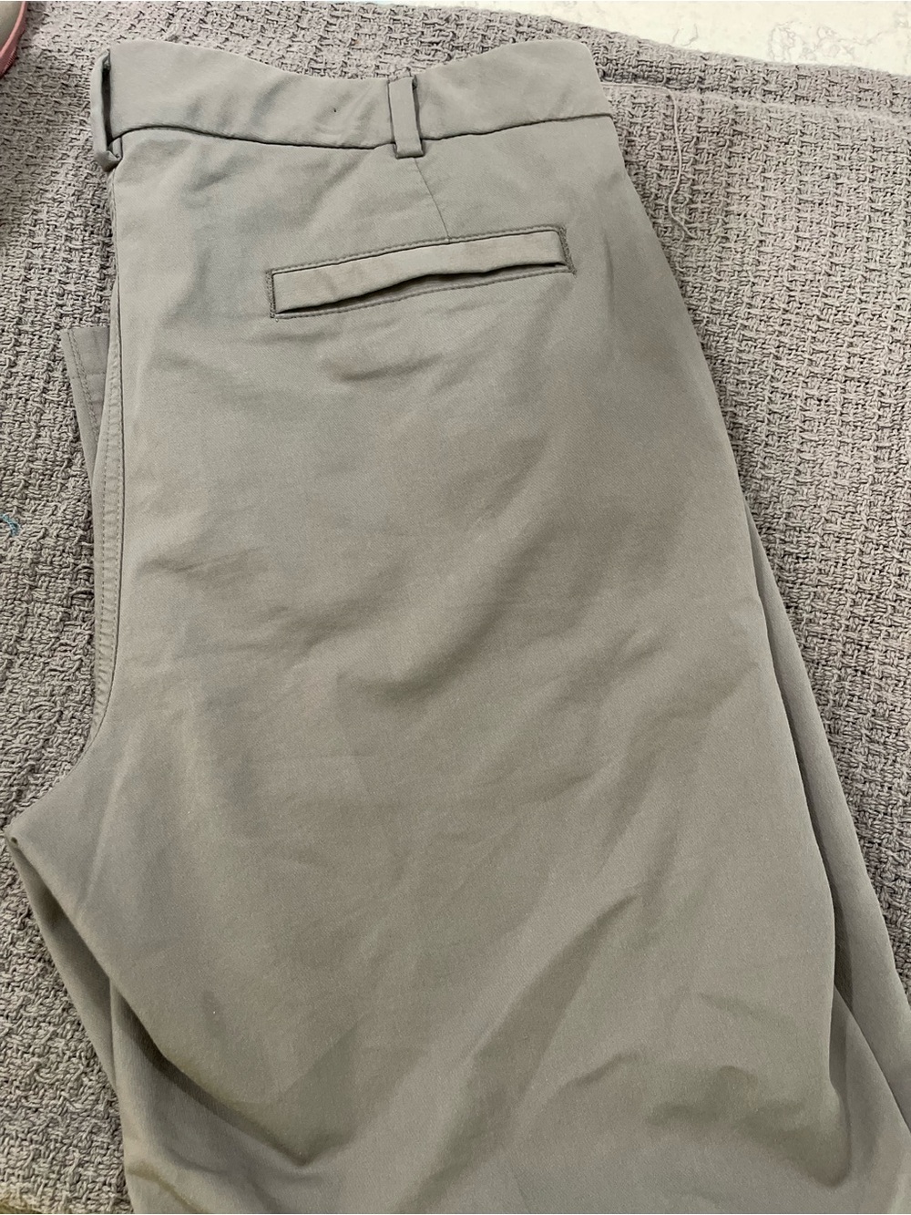 Van Heusen Traveler Straight Pants in Light Gray size 36x30